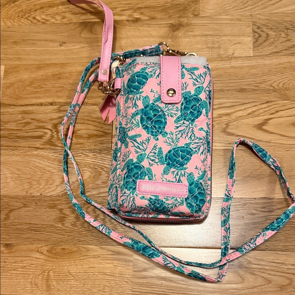 Simply Southern Turtle phone/wallet cross body bag